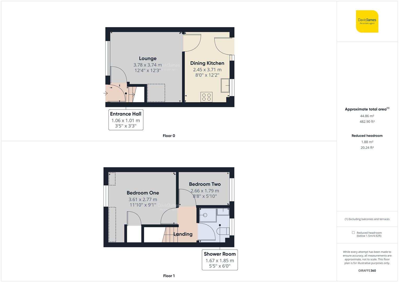 Floorplan for Pendle Crescent, Mapperley, Nottingham