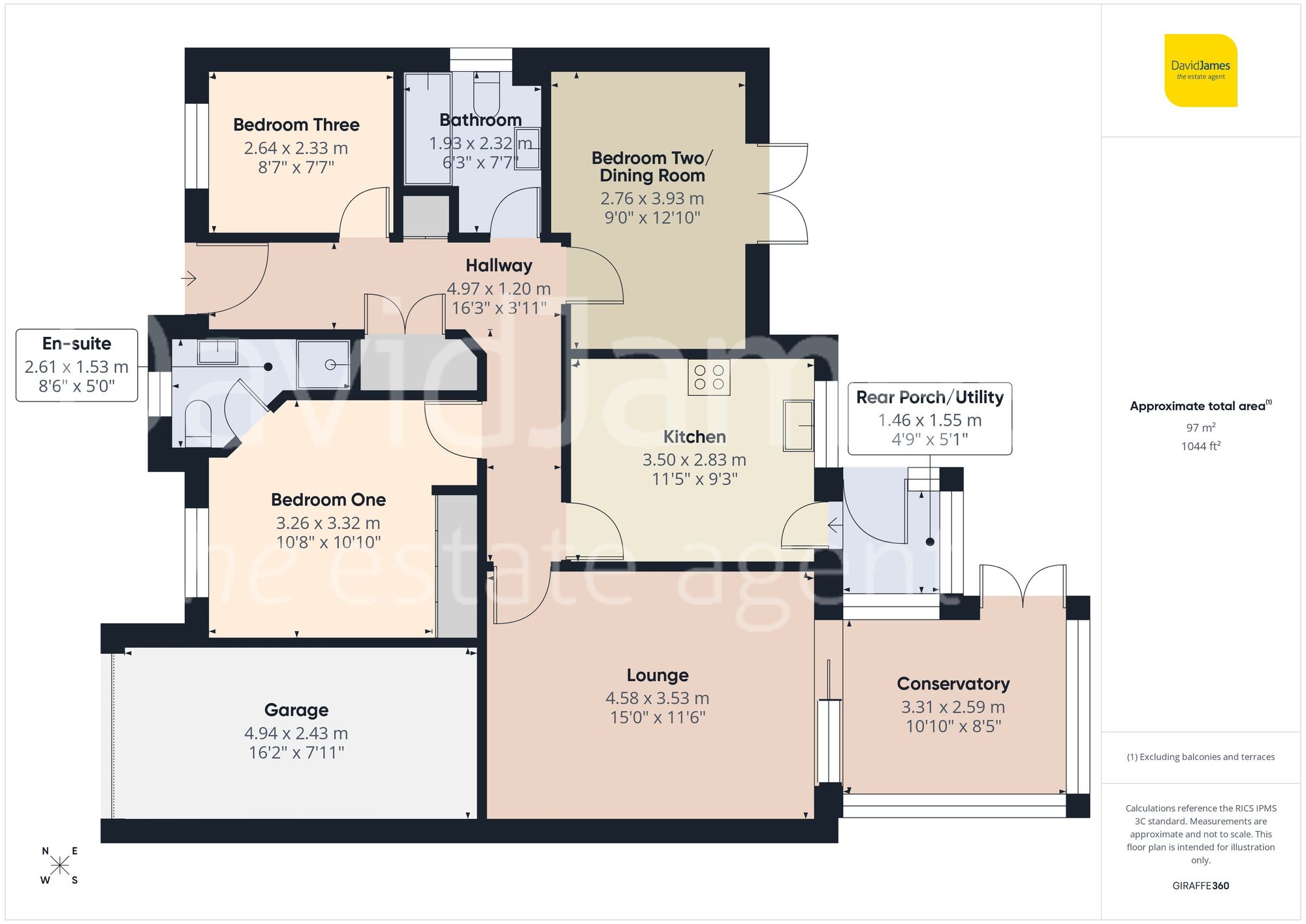 Floorplan for Pavilion Gardens, Skegby, Nottinghamshire