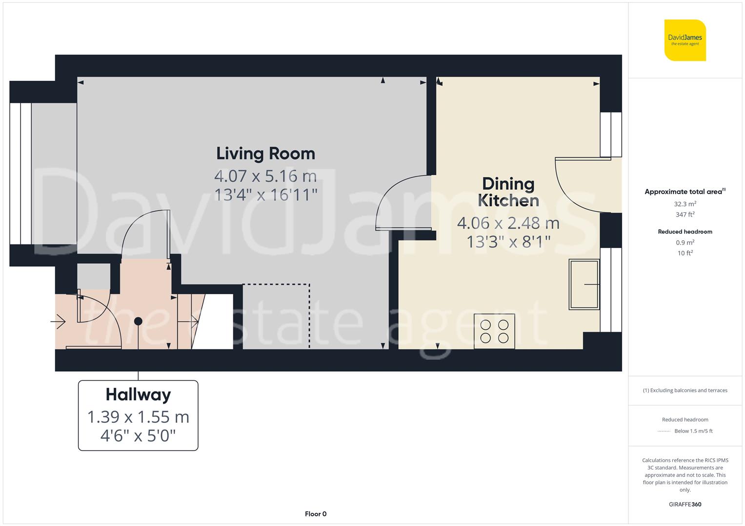 Floorplan for Canonbie Close, Arnold, Nottingham