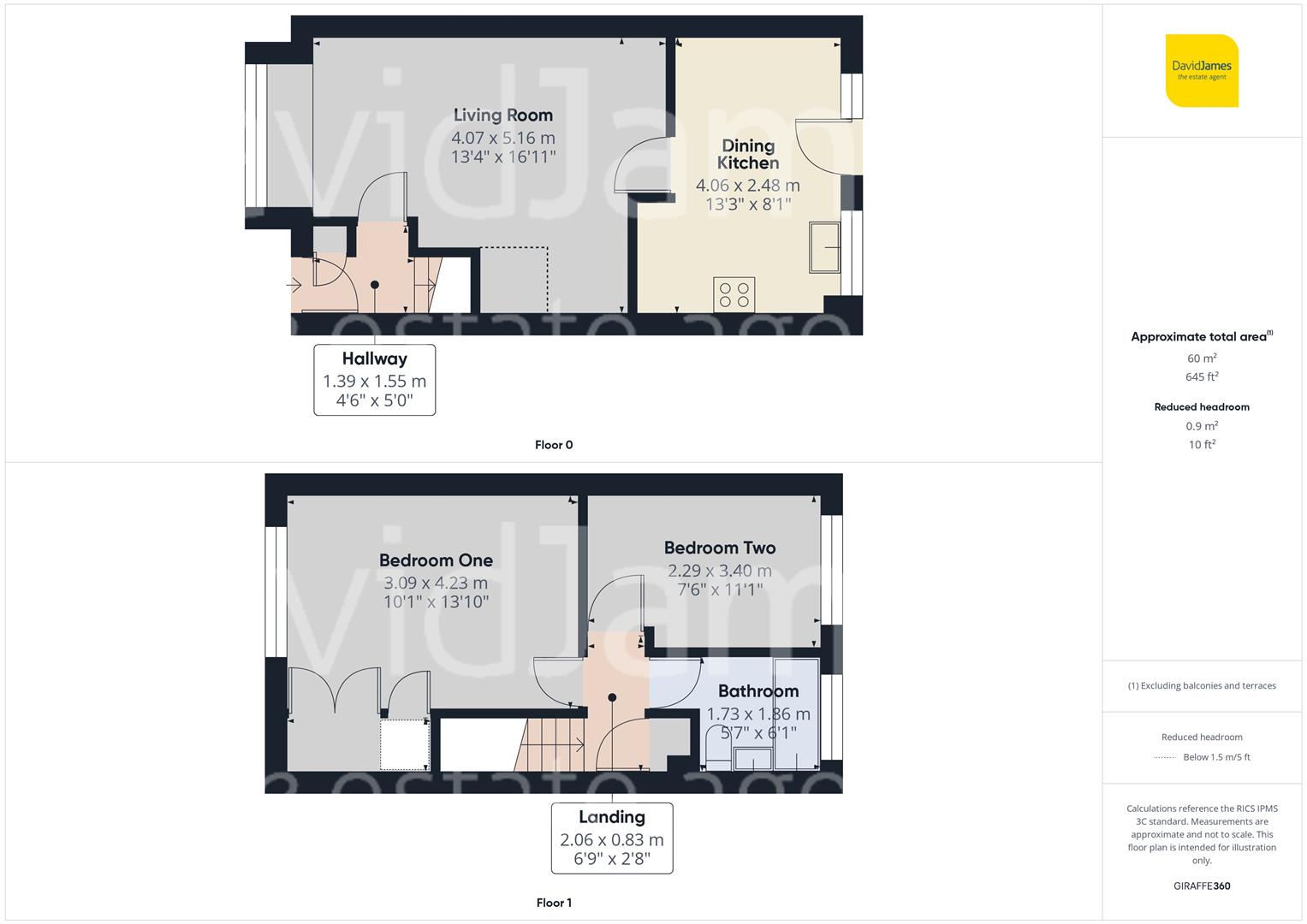 Floorplan for Canonbie Close, Arnold, Nottingham