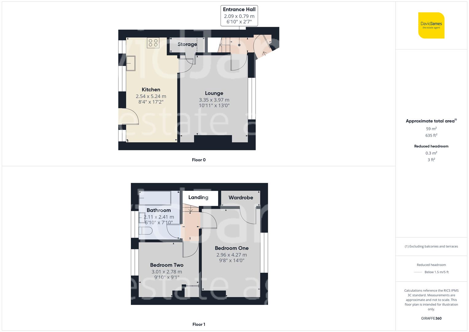 Floorplan for Fenton Drive, Bulwell, Nottingham