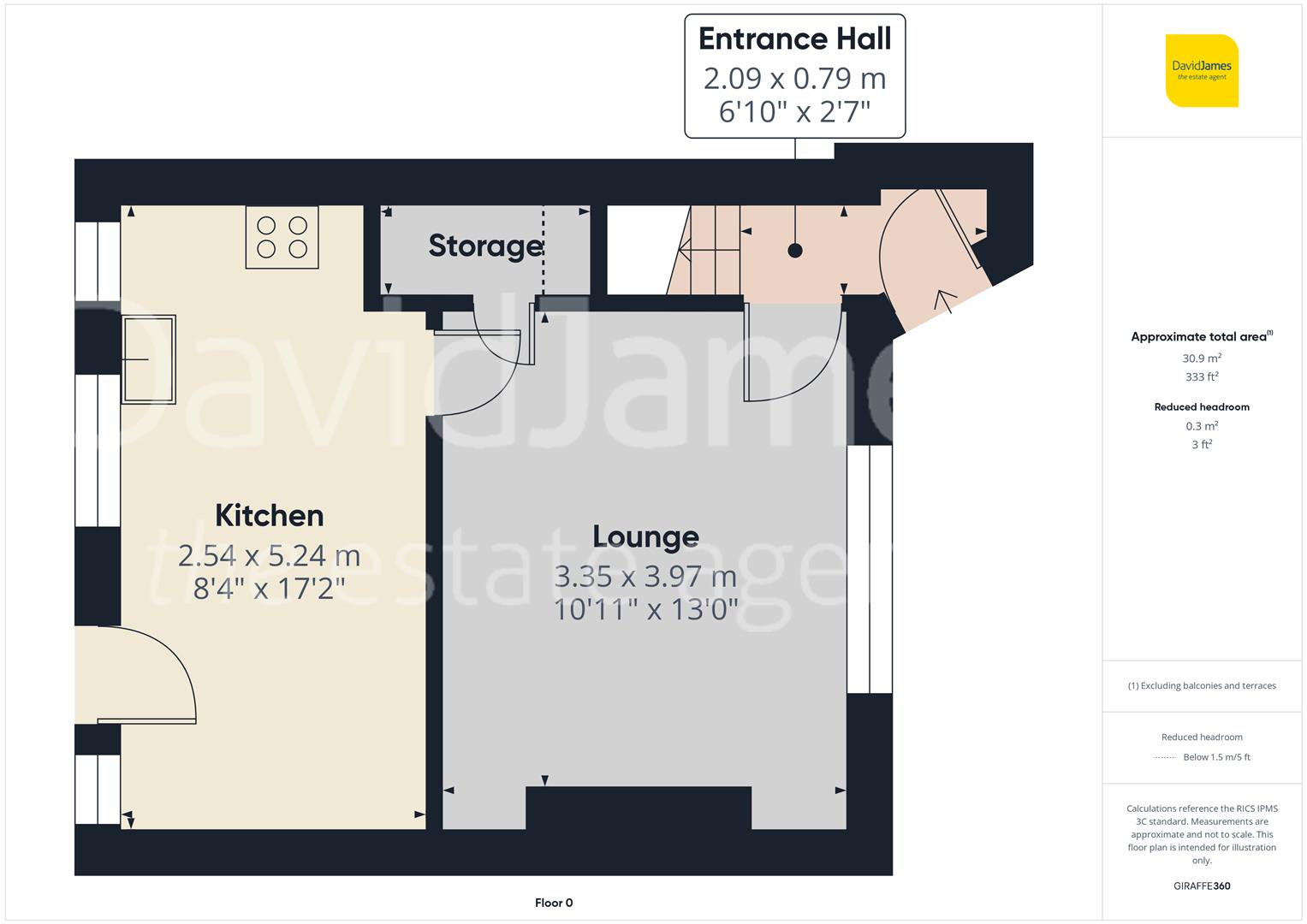 Floorplan for Fenton Drive, Bulwell, Nottingham