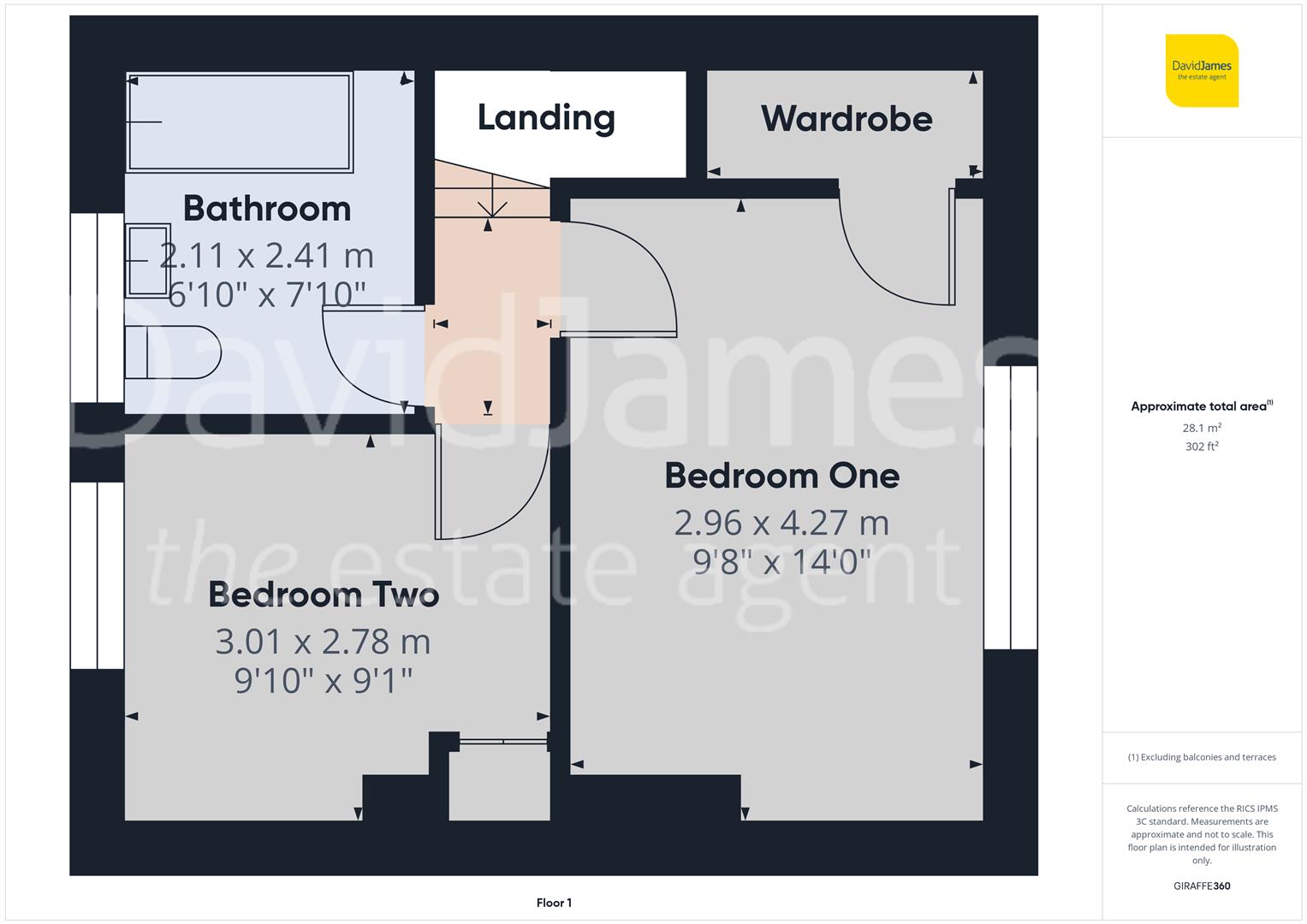 Floorplan for Fenton Drive, Bulwell, Nottingham
