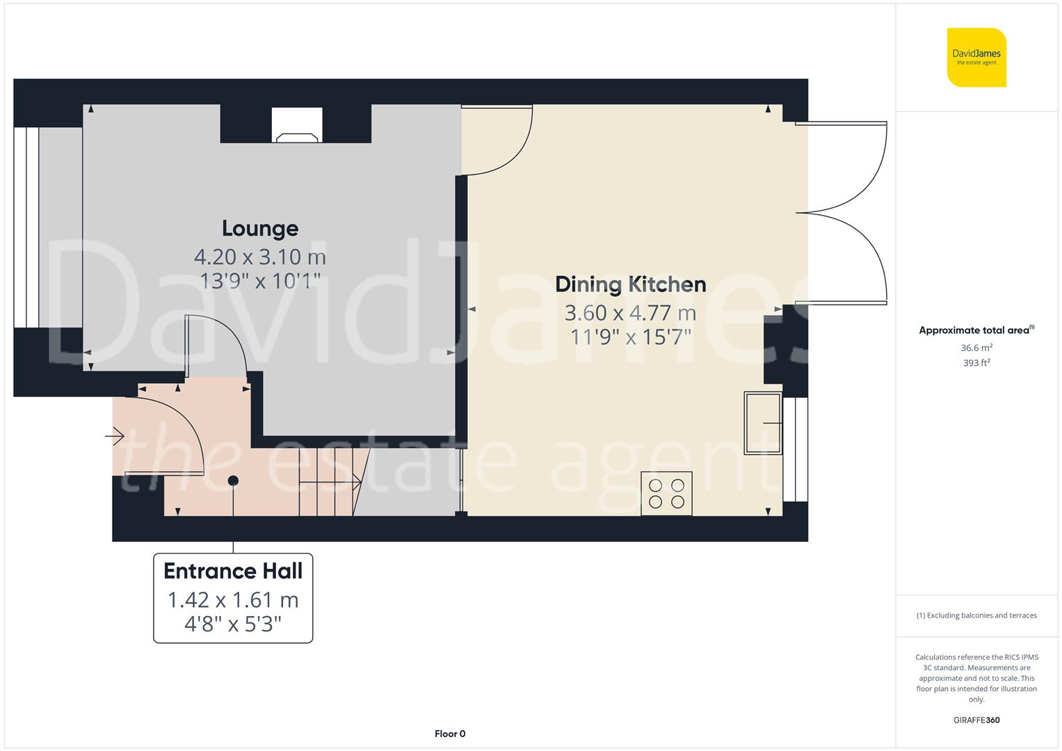 Floorplan for Ballerat Crescent, Heron Ridge, Nottingham