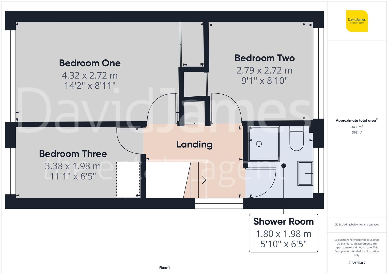 Floorplan for Ballerat Crescent, Heron Ridge, Nottingham