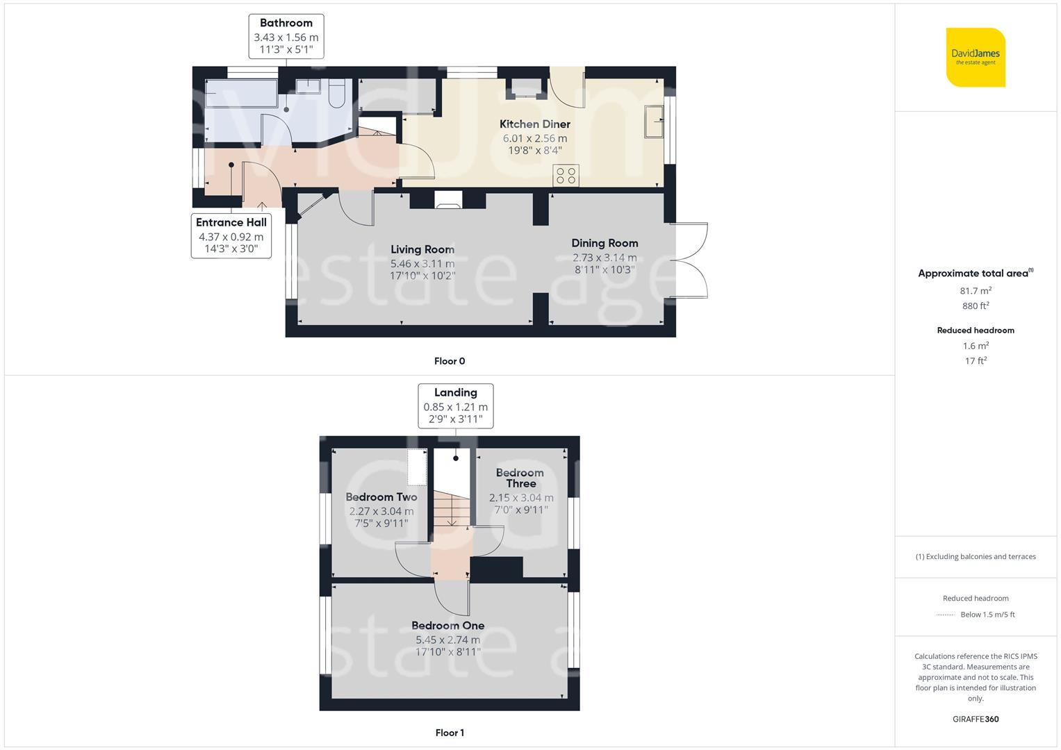 Floorplan for Surgeys Lane, Arnold, Nottingham