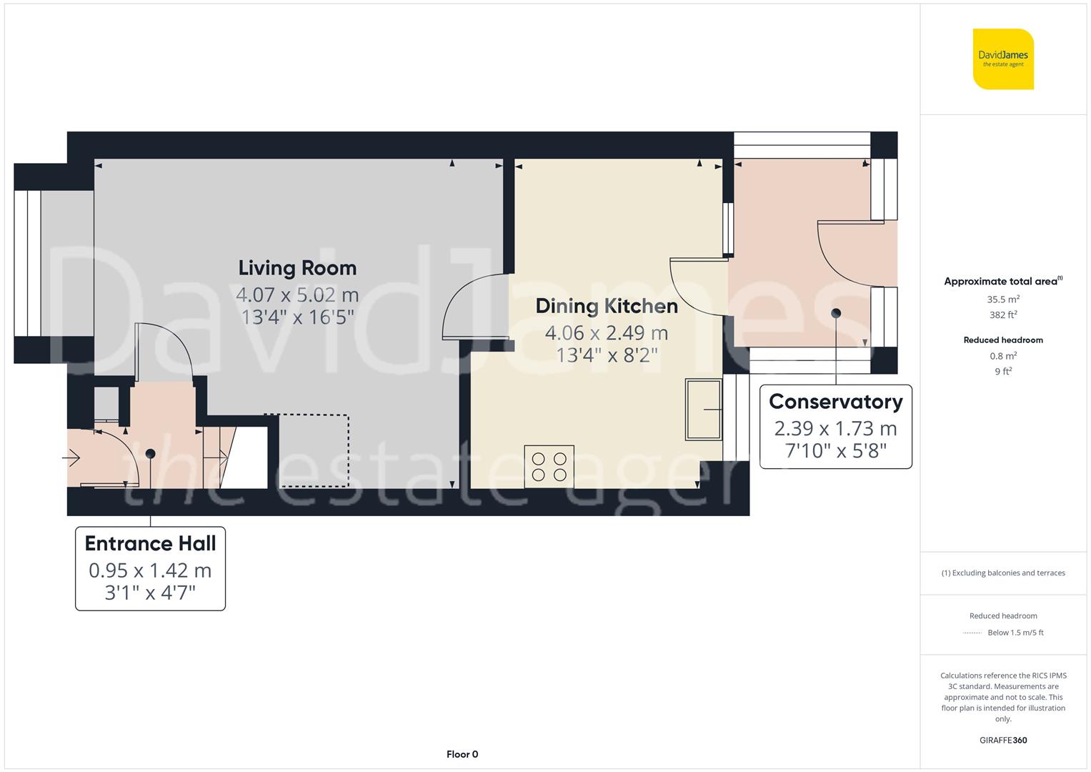 Floorplan for Berriedale Close, Arnold, Nottingham