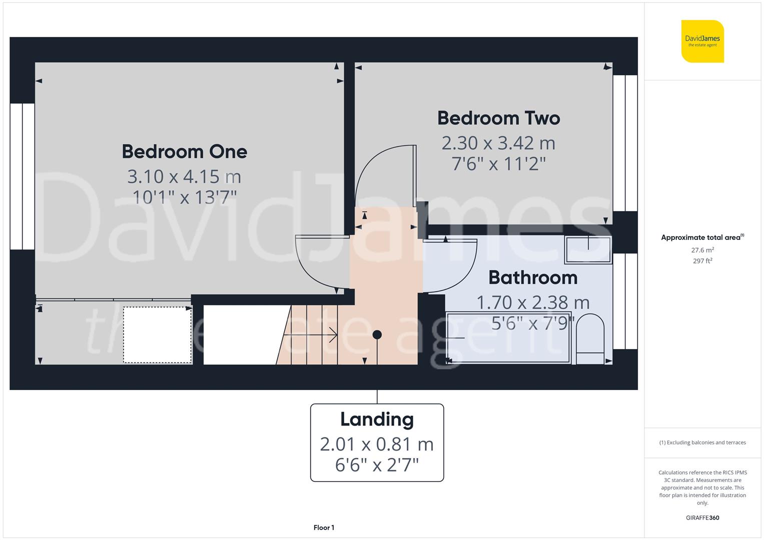 Floorplan for Berriedale Close, Arnold, Nottingham