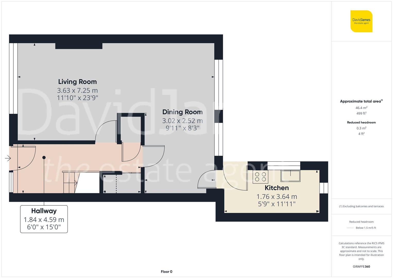 Floorplan for Boxley Drive, West Bridgford, Nottingham