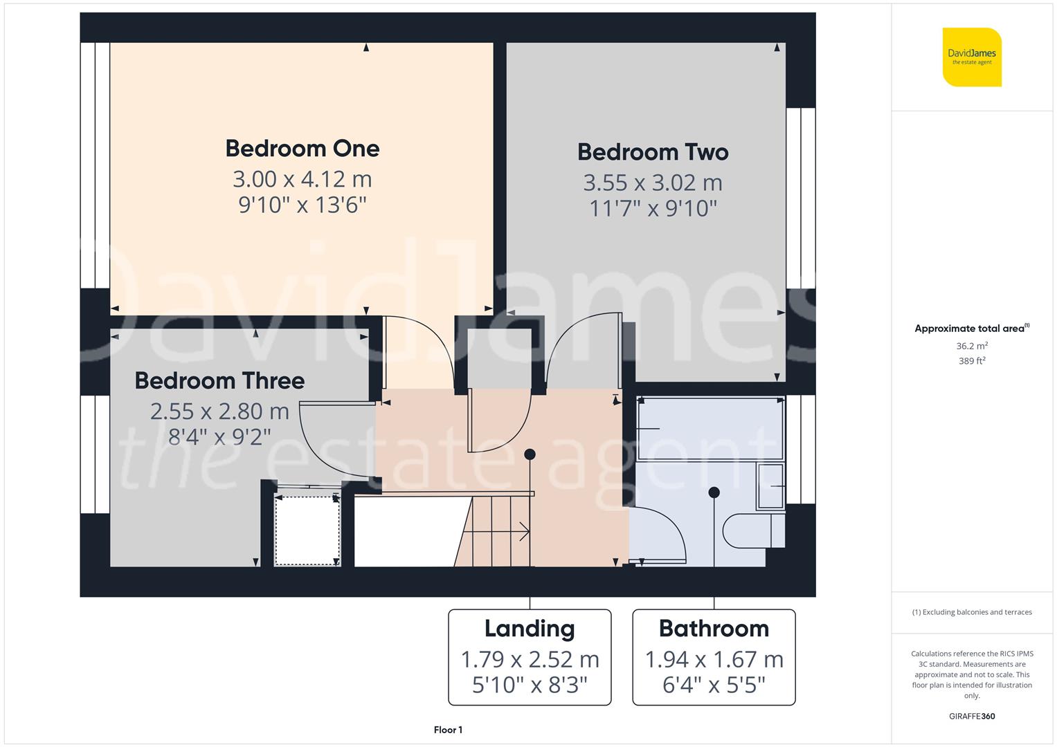 Floorplan for Boxley Drive, West Bridgford, Nottingham
