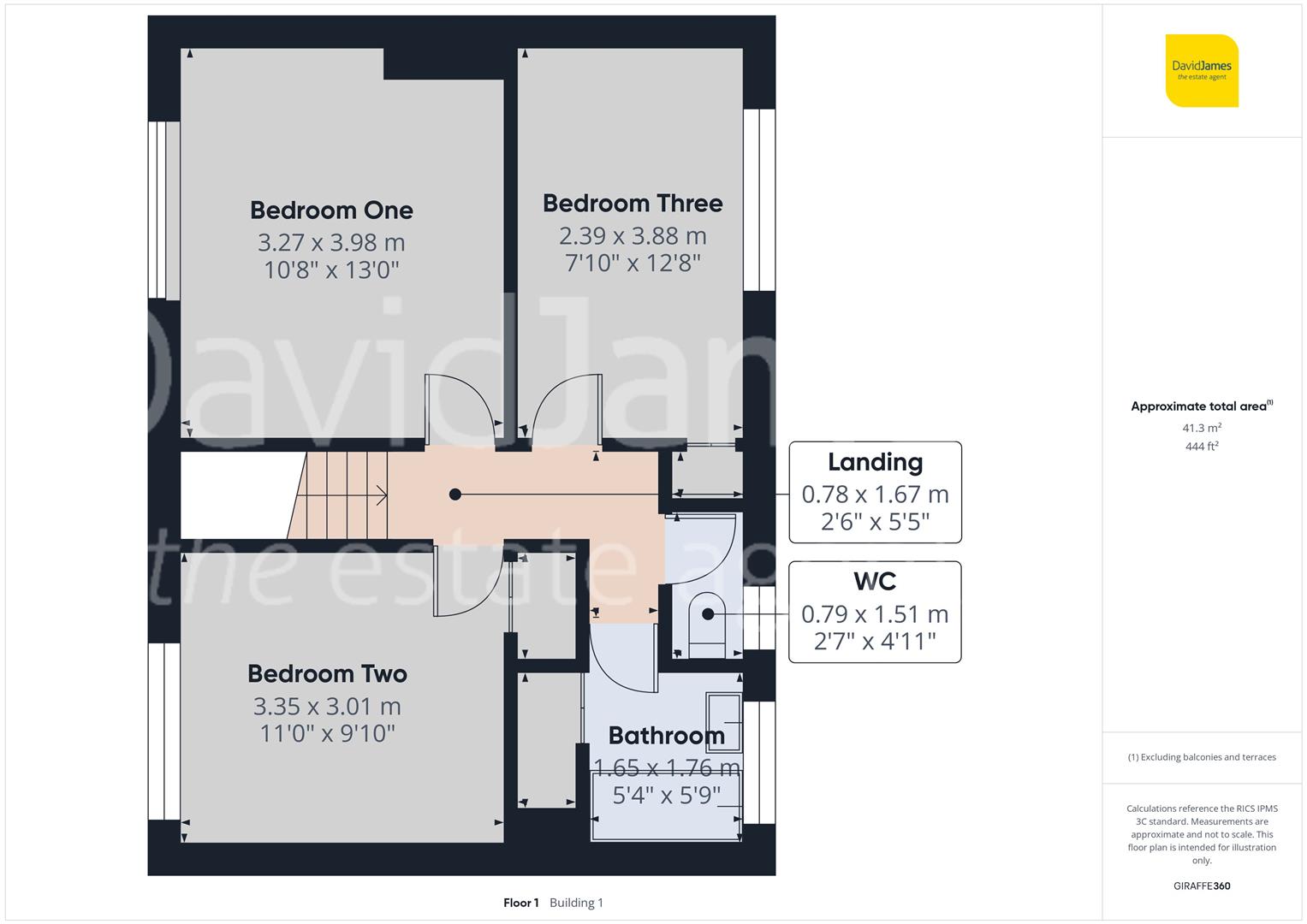 Floorplan for Covert Road, West Bridgford, Nottingham
