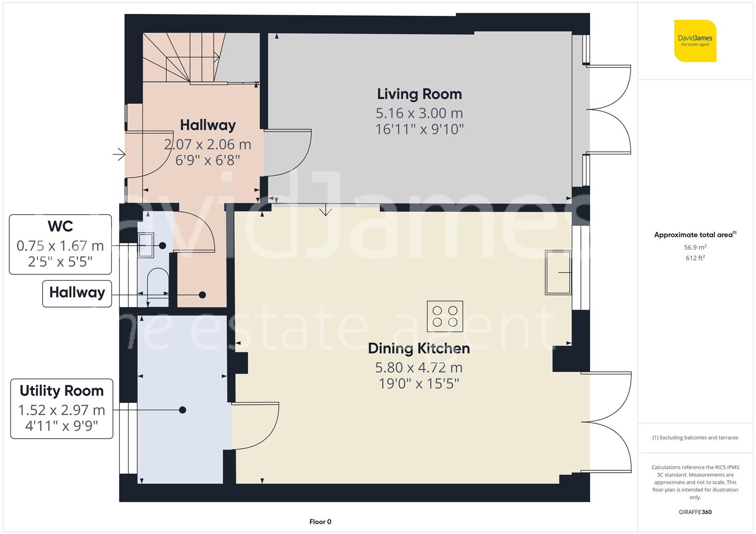 Floorplan for Mapperley Orchard, Arnold, Nottingham