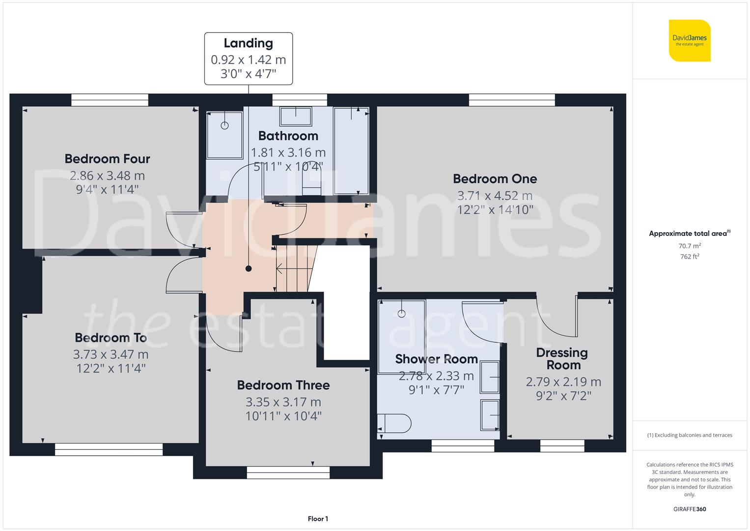 Floorplan for Ernest Road, Carlton, Nottingham