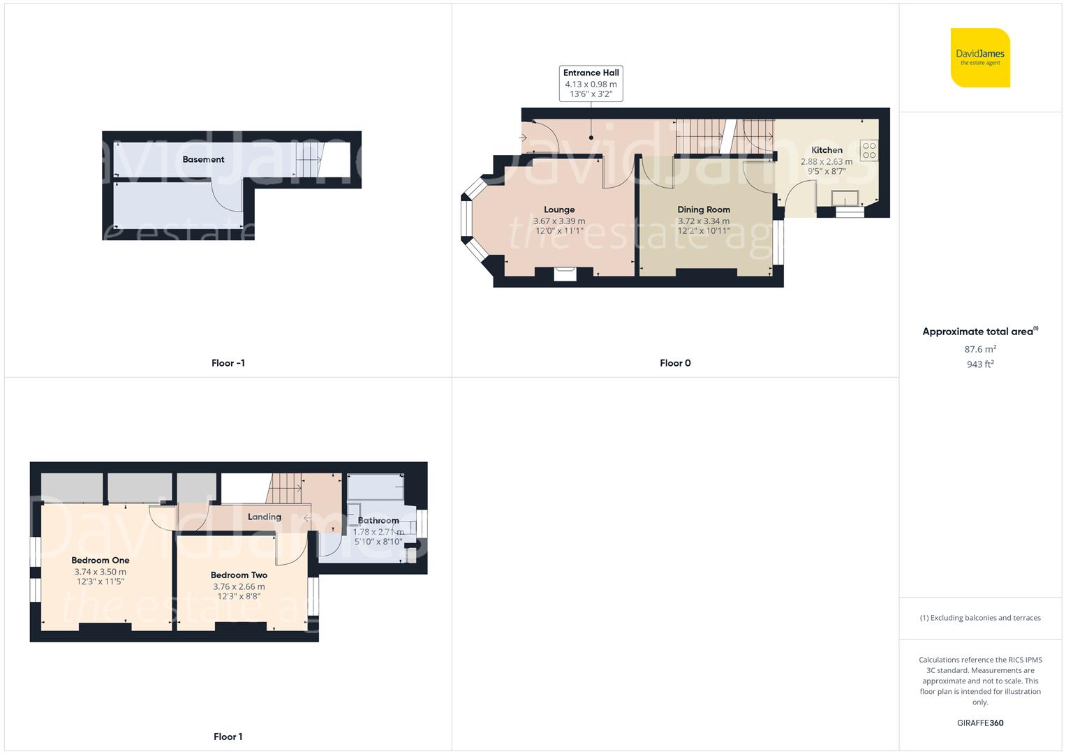 Floorplan for Henrietta Street, Bulwell, Nottingham