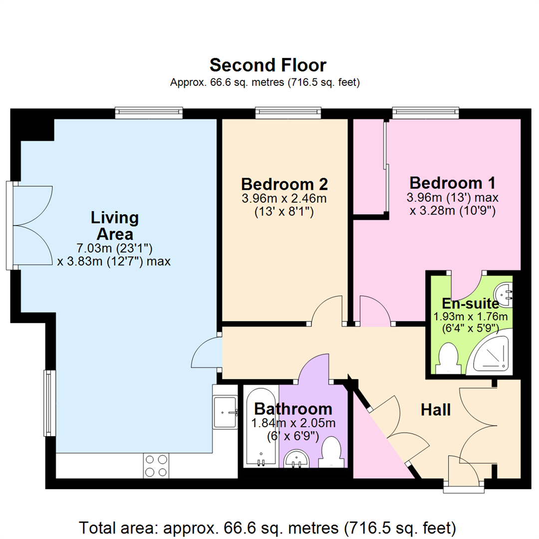 Floorplan for Mapperley Heights, Plains Road, Mapperley, Nottingham