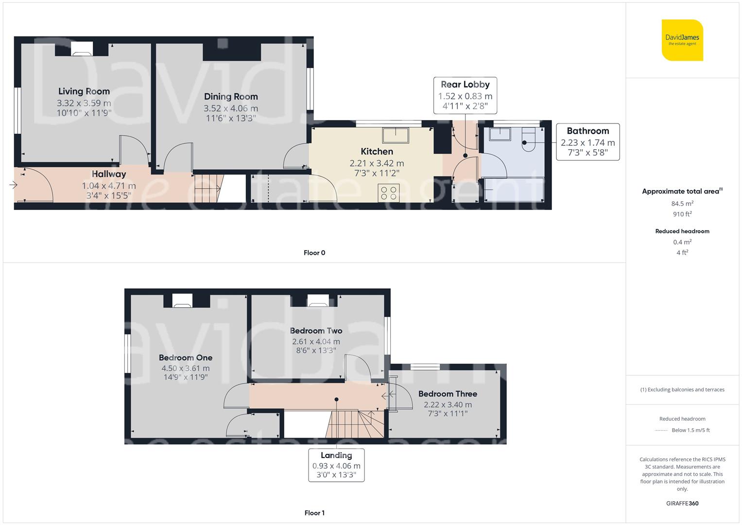 Floorplan for Thames Street, Nottingham