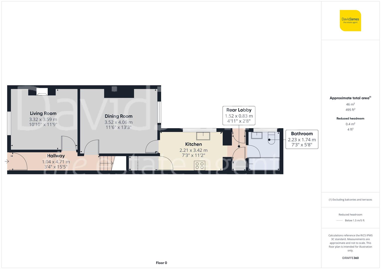 Floorplan for Thames Street, Nottingham