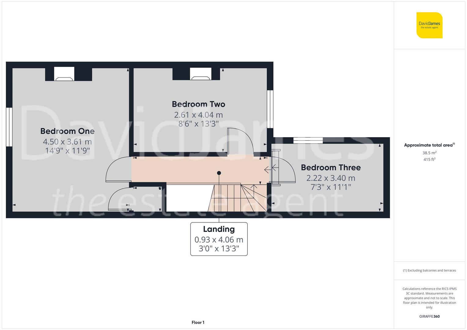 Floorplan for Thames Street, Nottingham