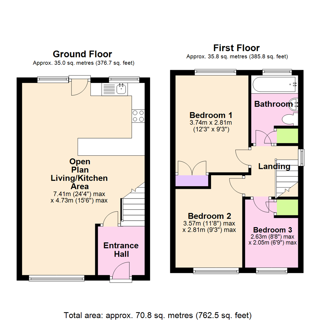Floorplan for Macmillan Close, Porchester Road, Mapperley, Nottingham