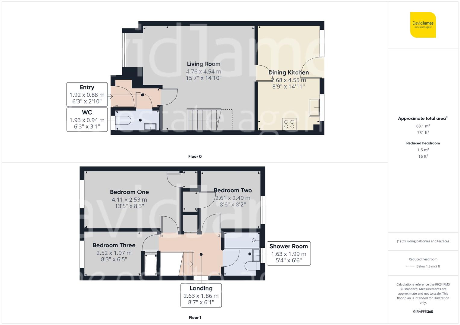Floorplan for Shirebrooke Close, Basford, Nottingham