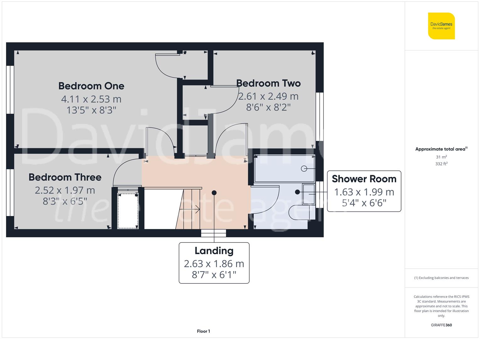 Floorplan for Shirebrooke Close, Basford, Nottingham