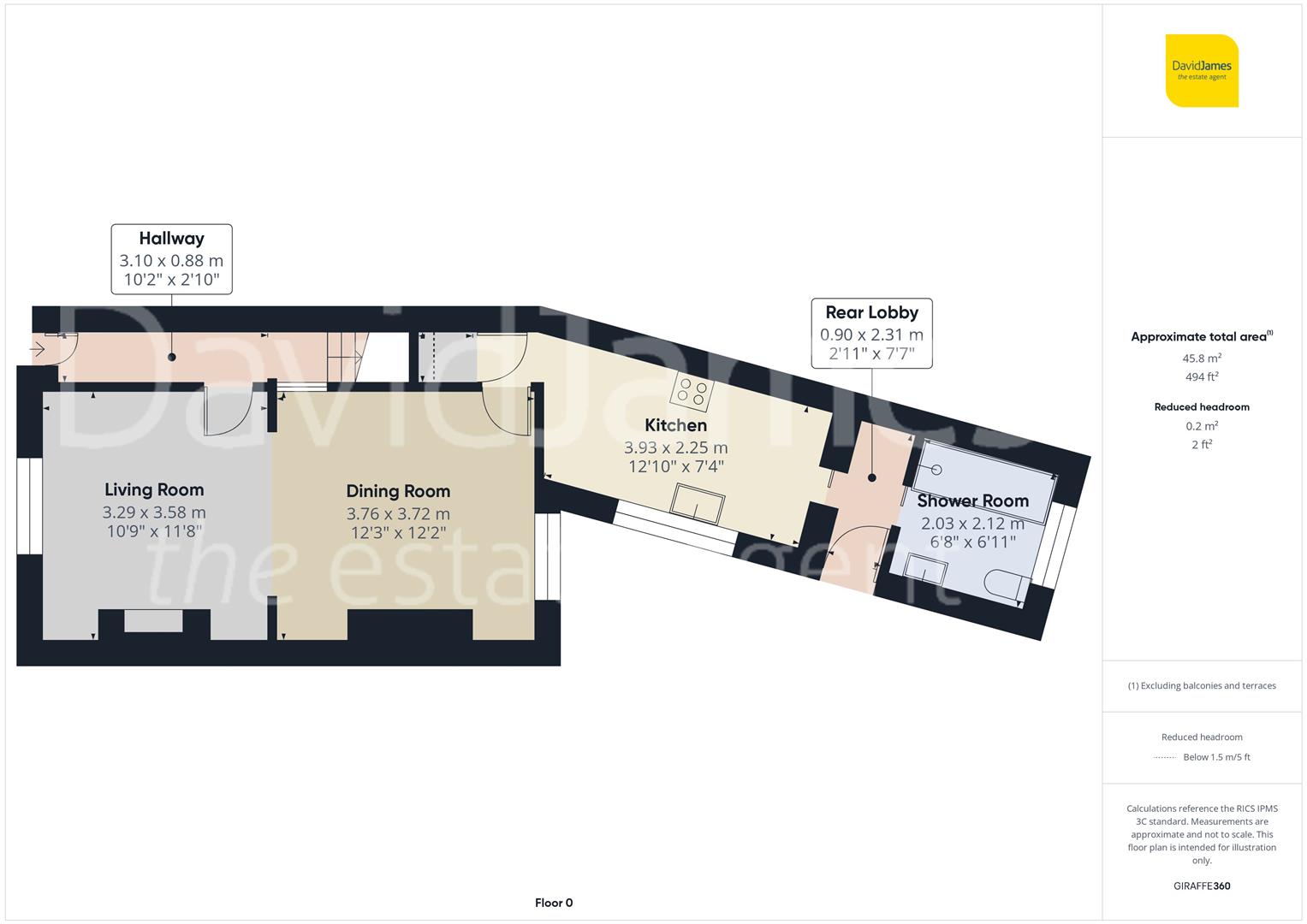 Floorplan for Wellington Street, Nottingham