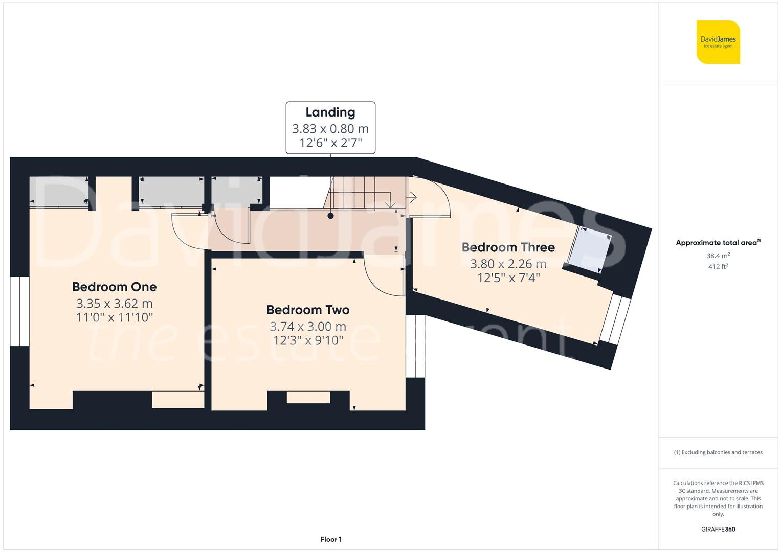 Floorplan for Wellington Street, Nottingham