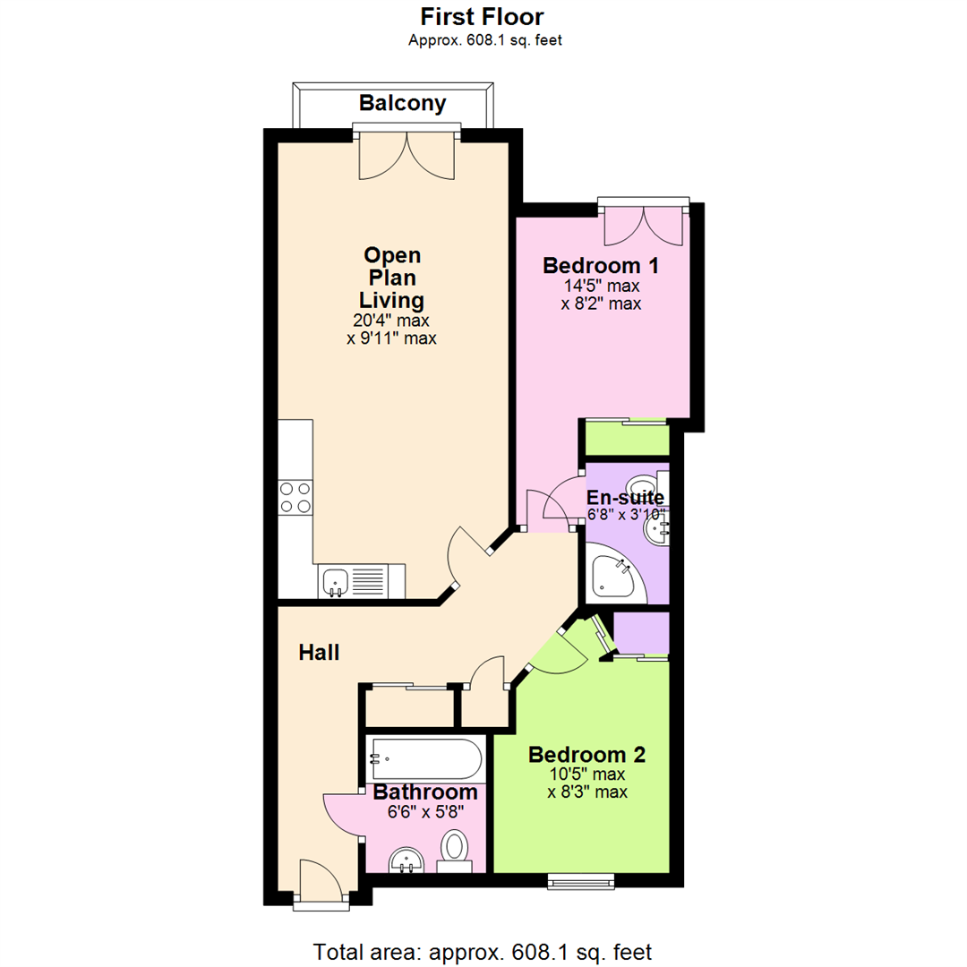 Floorplan for The Gables, Plains Road, Mapperley, Nottingham