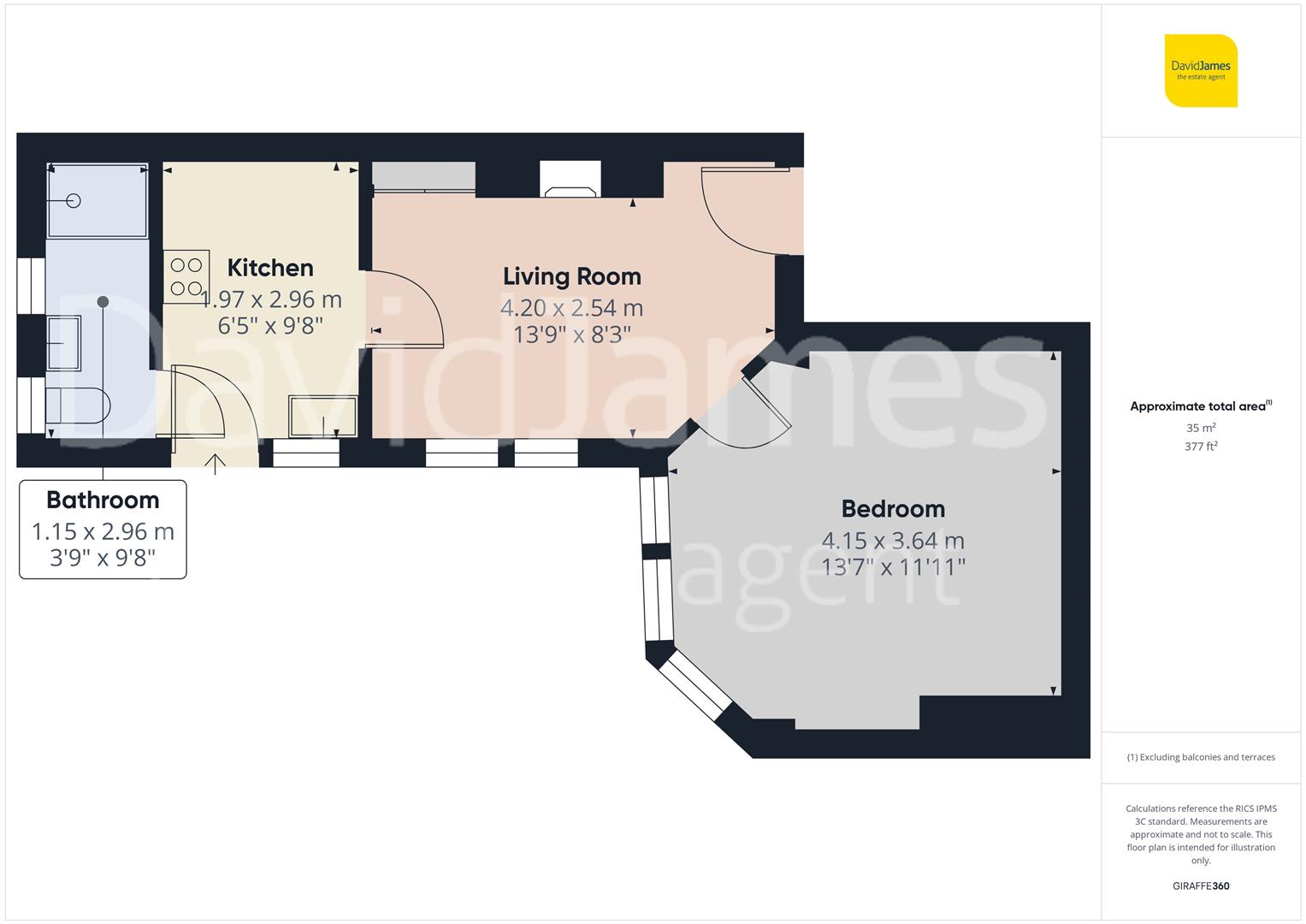 Floorplan for Sherwood Rise, Nottingham