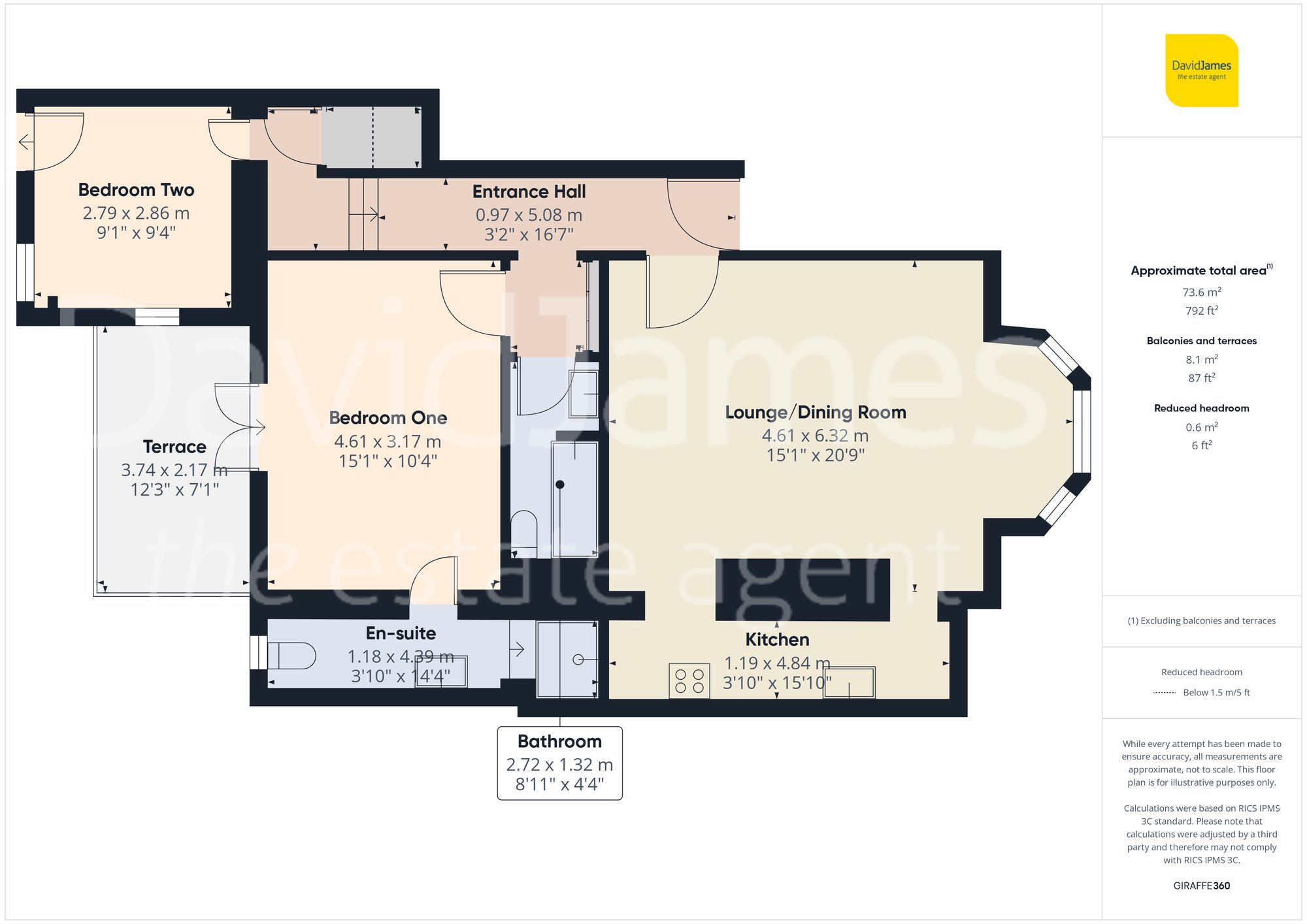 Floorplan for East Circus Street, Nottingham
