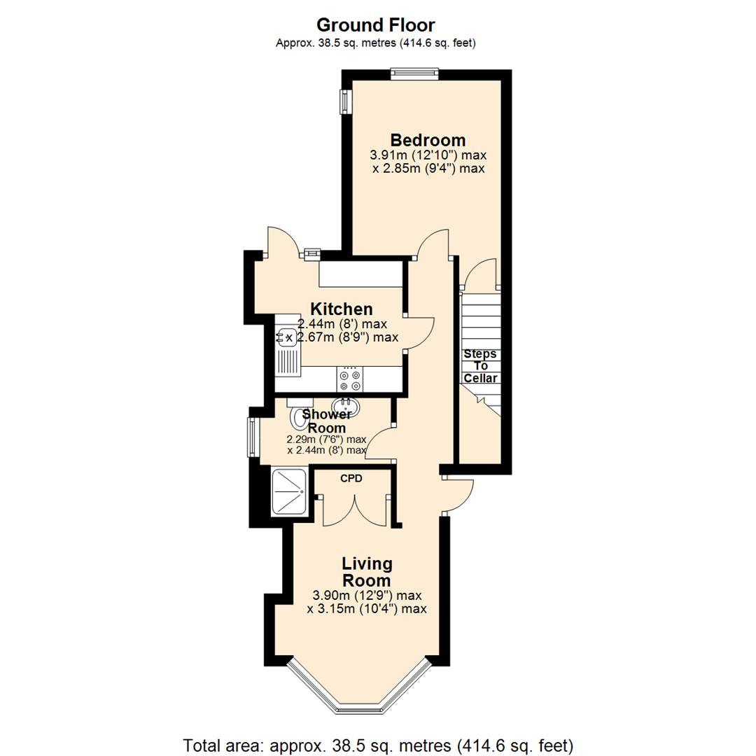 Floorplan for Sneinton Hermitage, Sneinton, Nottingham