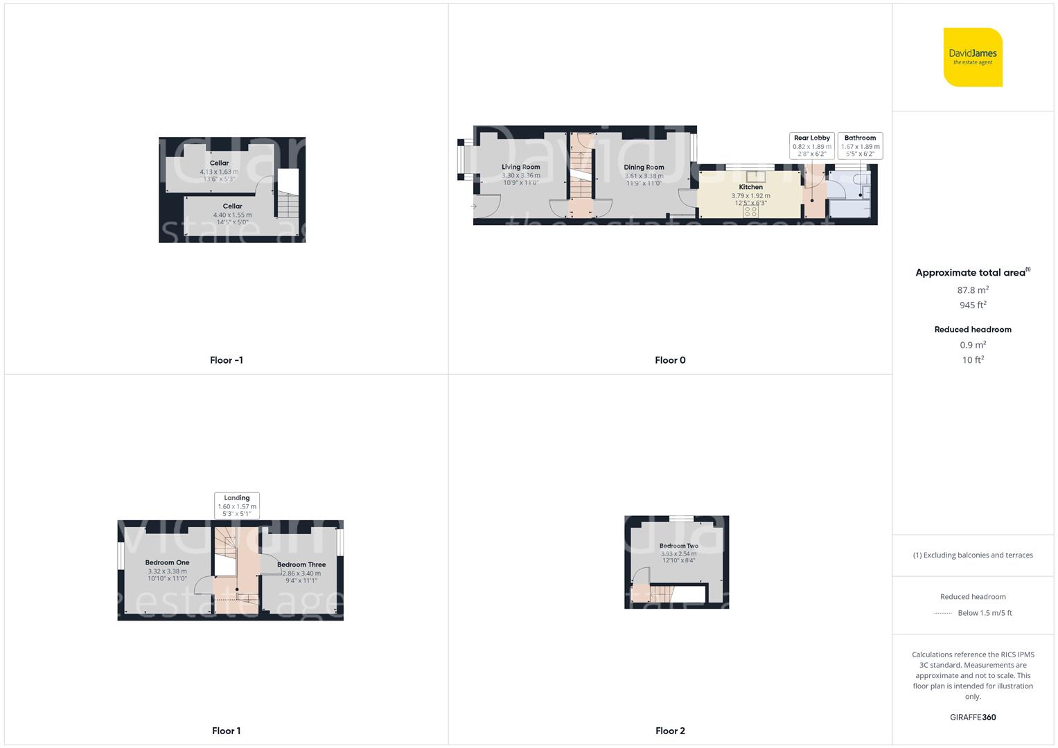Floorplan for Midland Avenue, Lenton, Nottingham