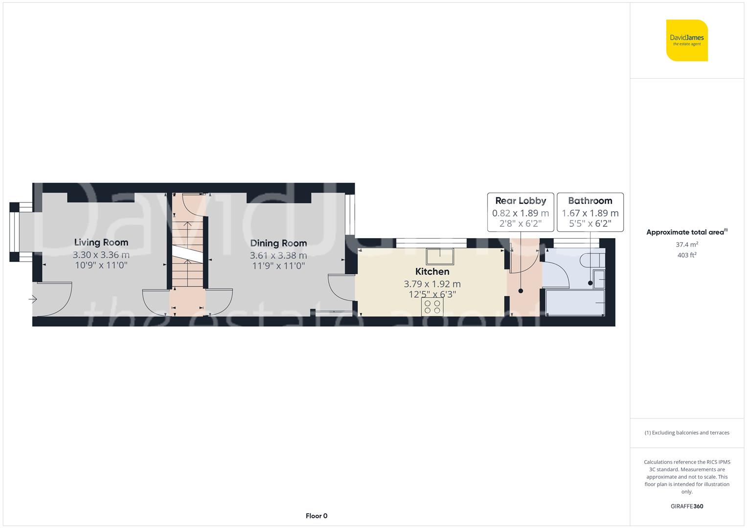 Floorplan for Midland Avenue, Lenton, Nottingham