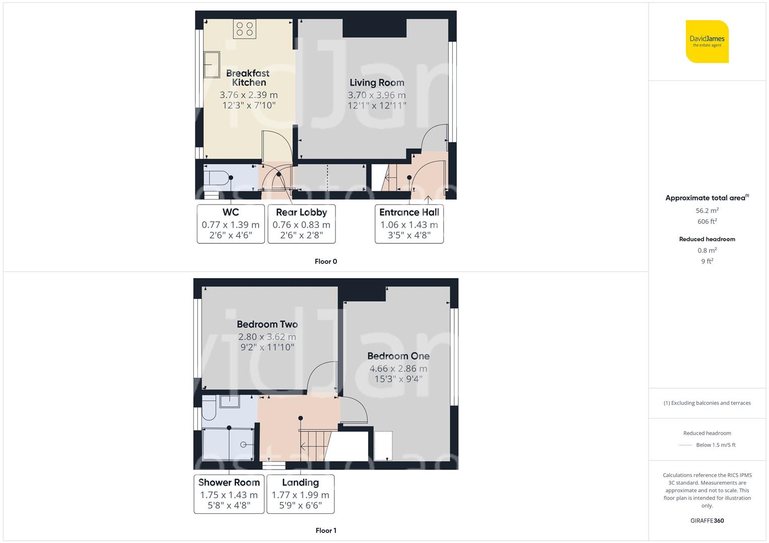 Floorplan for Coppice Road, Arnold, Nottingham