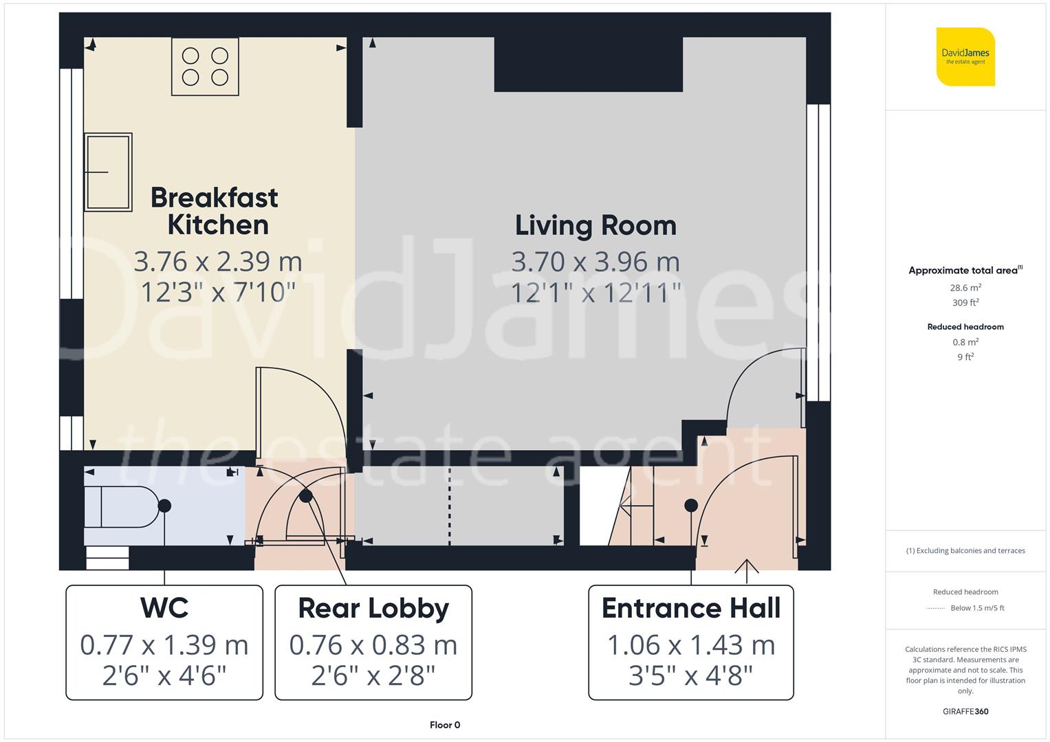 Floorplan for Coppice Road, Arnold, Nottingham