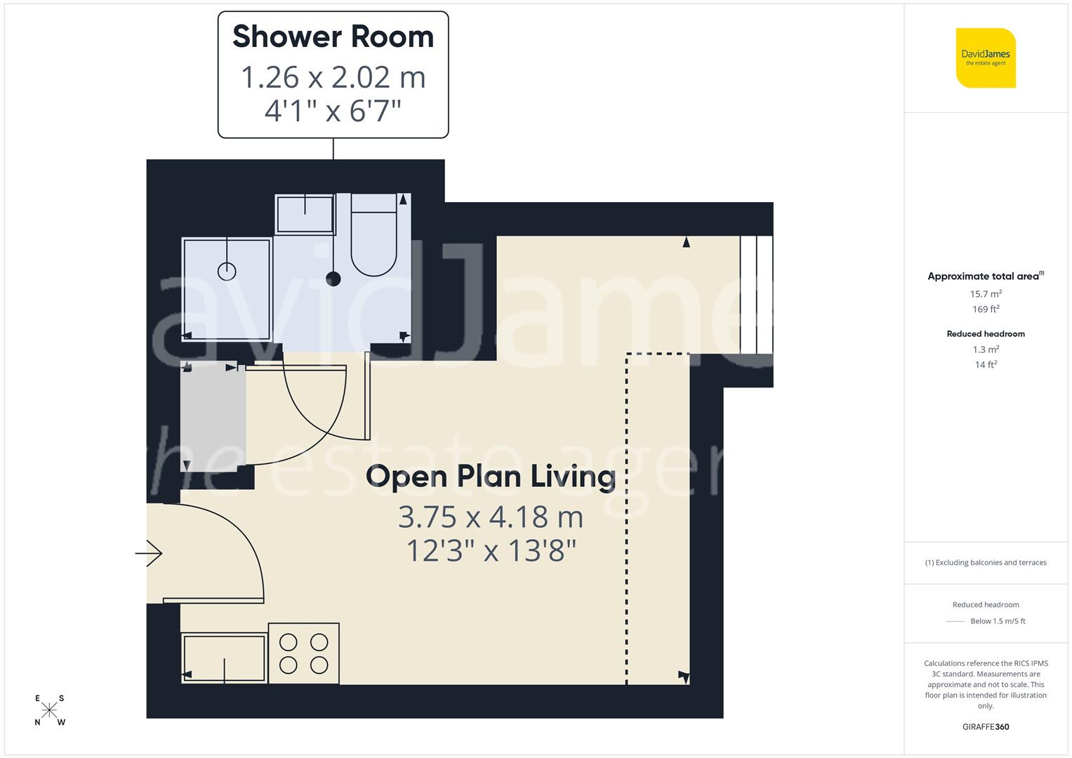 Floorplan for Maid Marion House, 56 Hounds Gate, City Centre, Nottingham