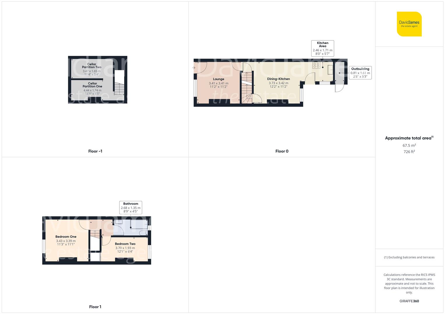 Floorplan for Windermere Road, Nottingham