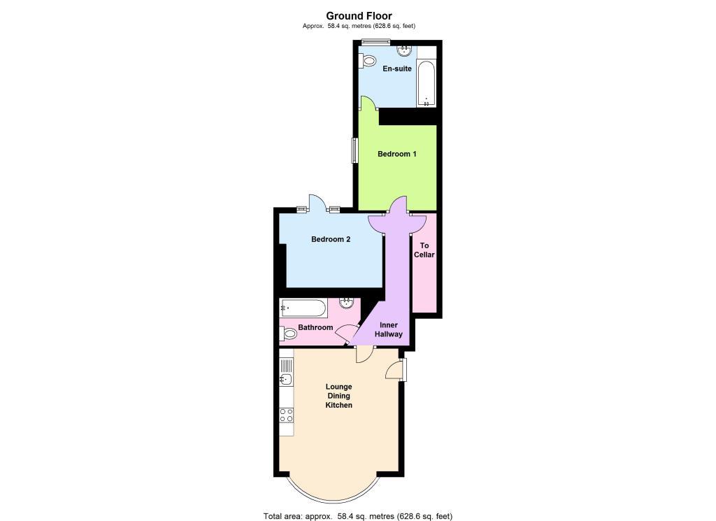 Floorplan for Woodborough Road, Mapperley, Nottingham