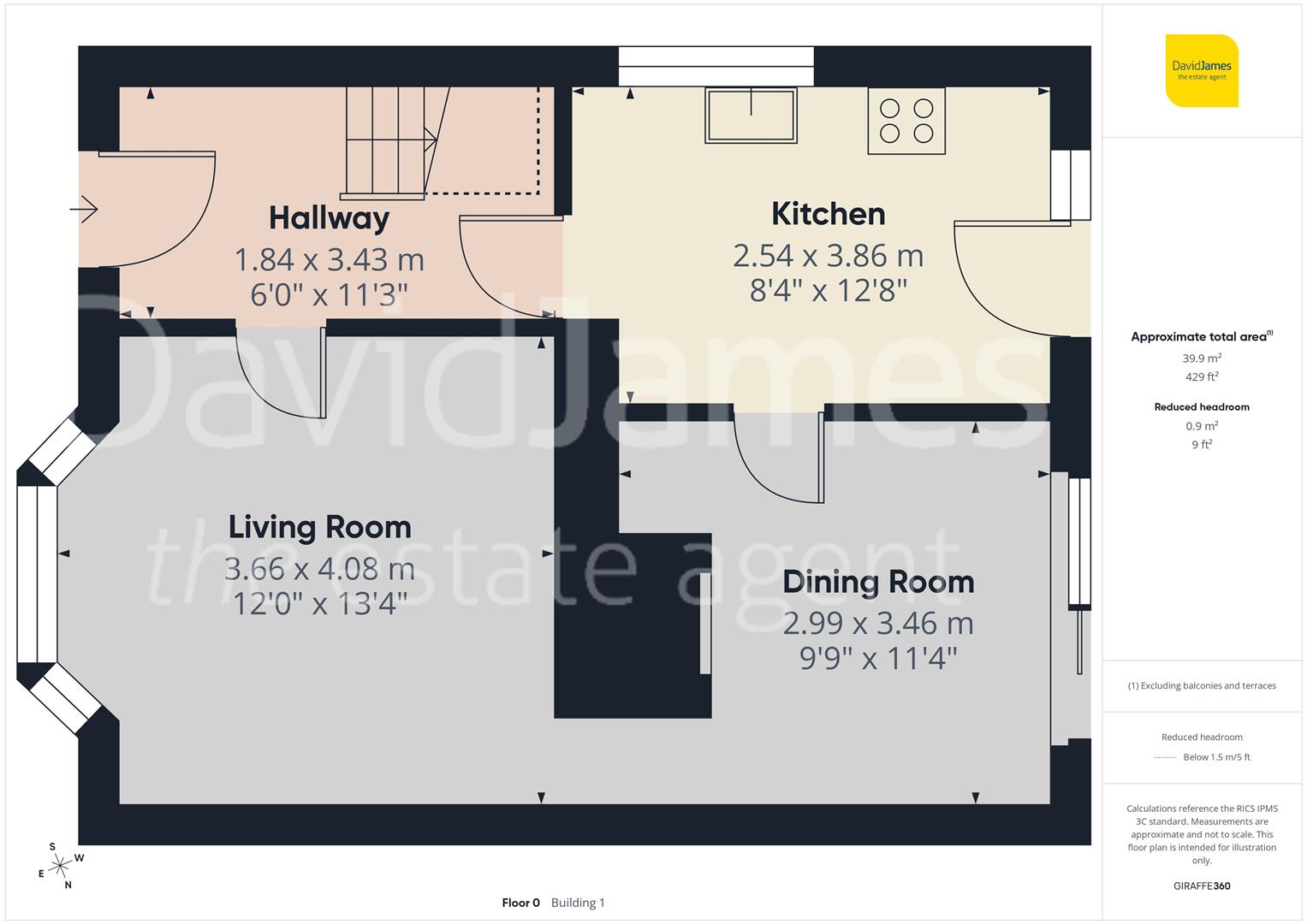 Floorplan for Forester Grove, Carlton, Nottingham