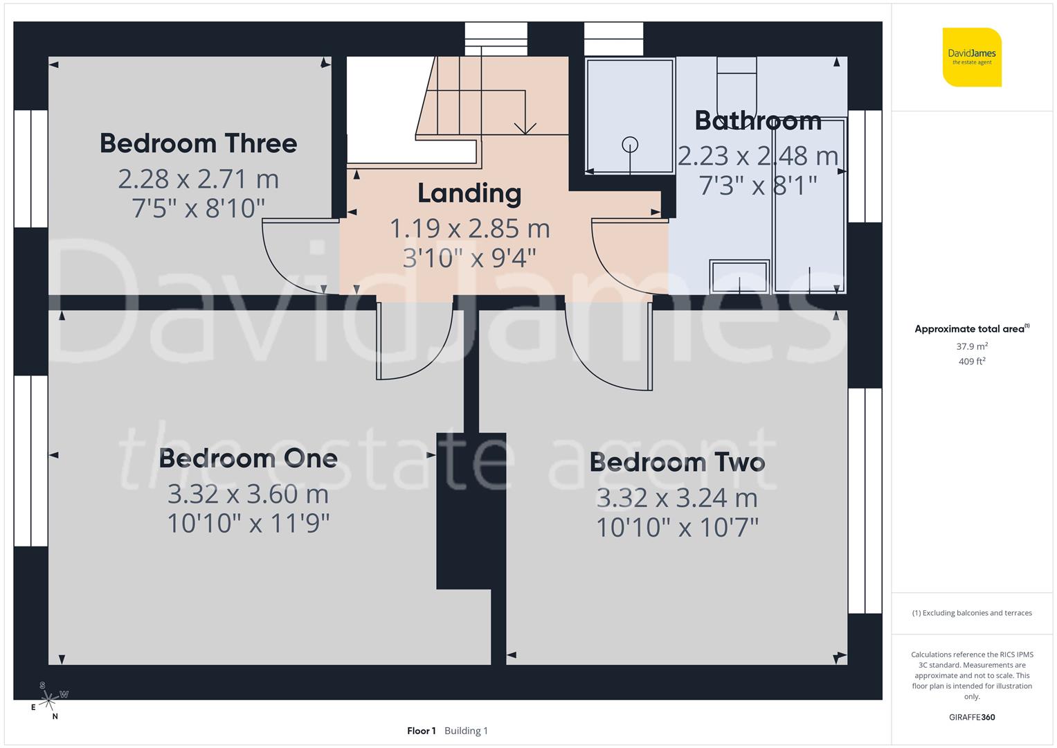 Floorplan for Forester Grove, Carlton, Nottingham
