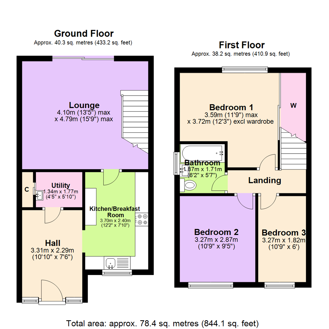 Floorplan for Portland Road, Carlton, Nottingham