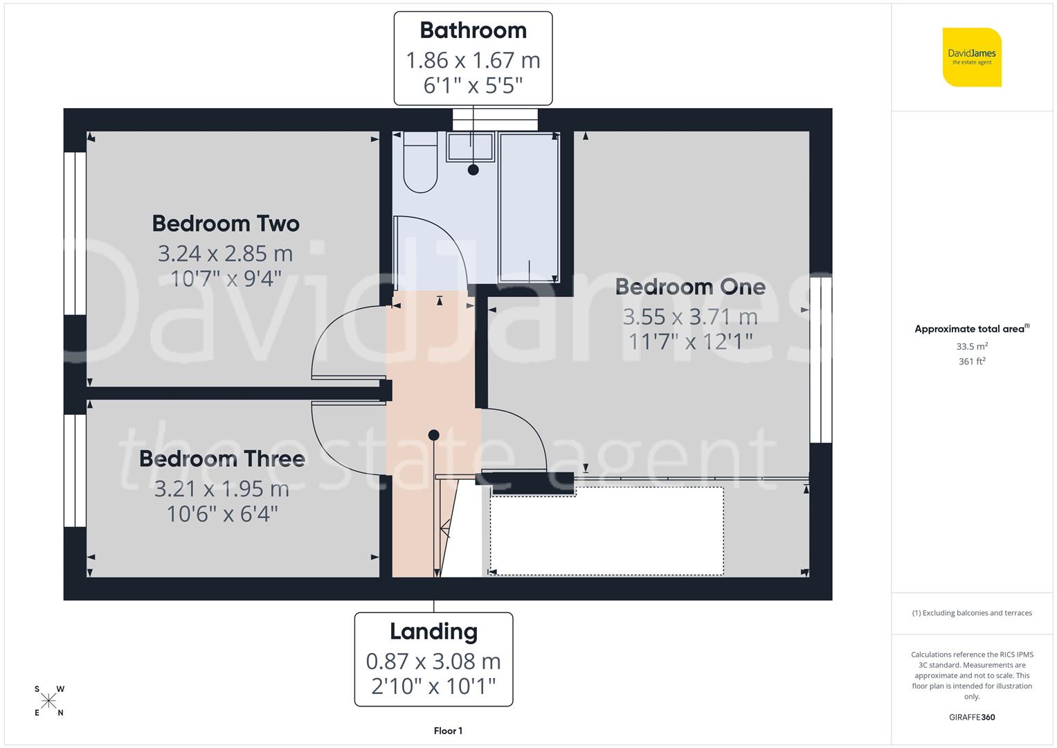 Floorplan for Portland Road, Carlton, Nottingham