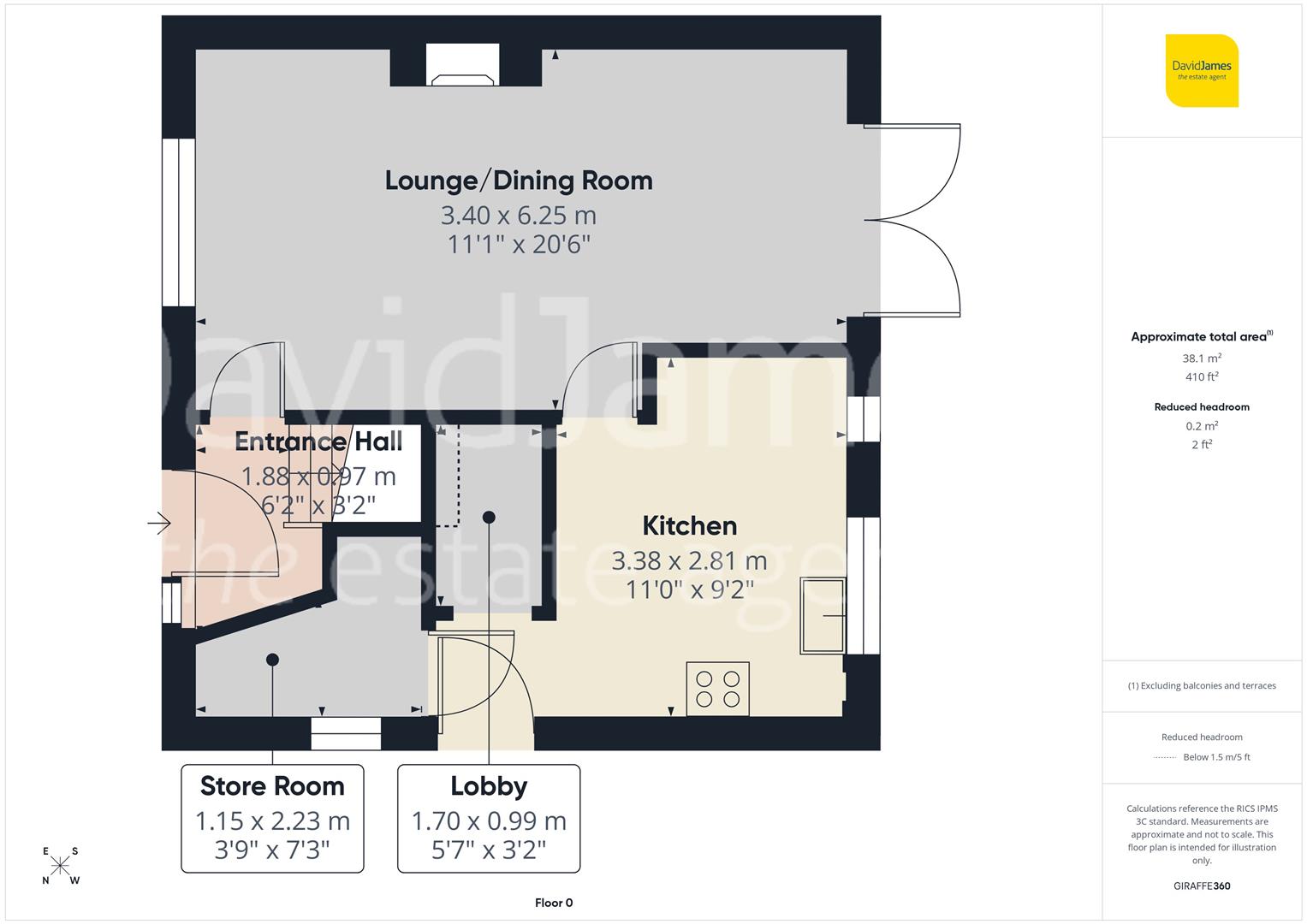Floorplan for Pine Grove, Hucknall, Nottingham