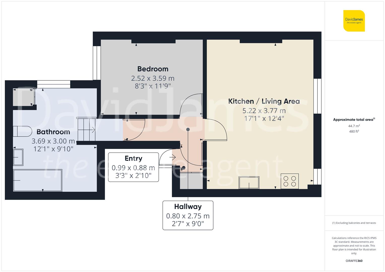 Floorplan for Ebury Road, Nottingham