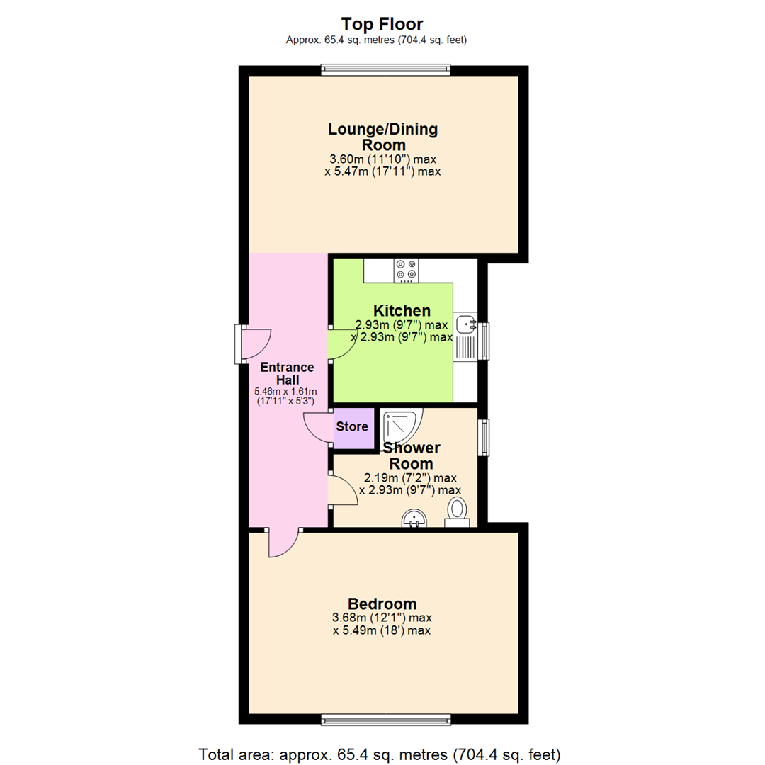 Floorplan for Villa Silvana, Pelham Road, Nottingham
