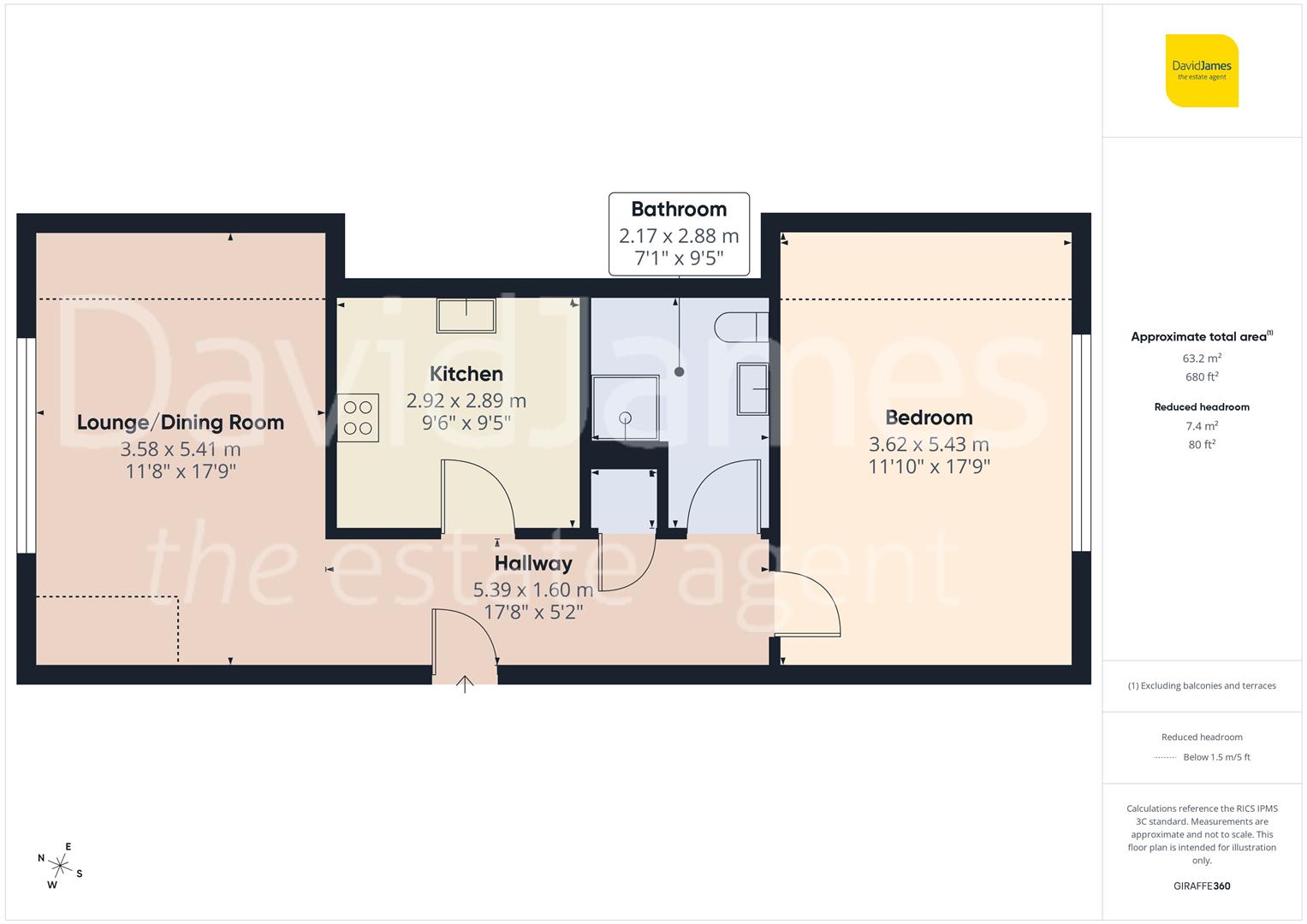 Floorplan for Pelham Road, Nottingham