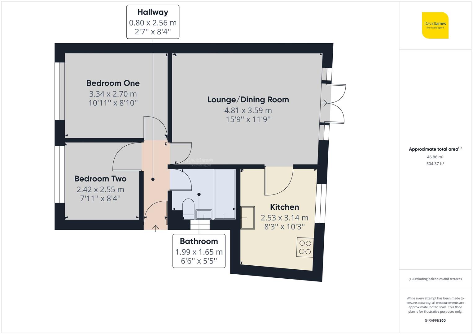 Floorplan for Elwes Lodge, Carlton, Nottingham