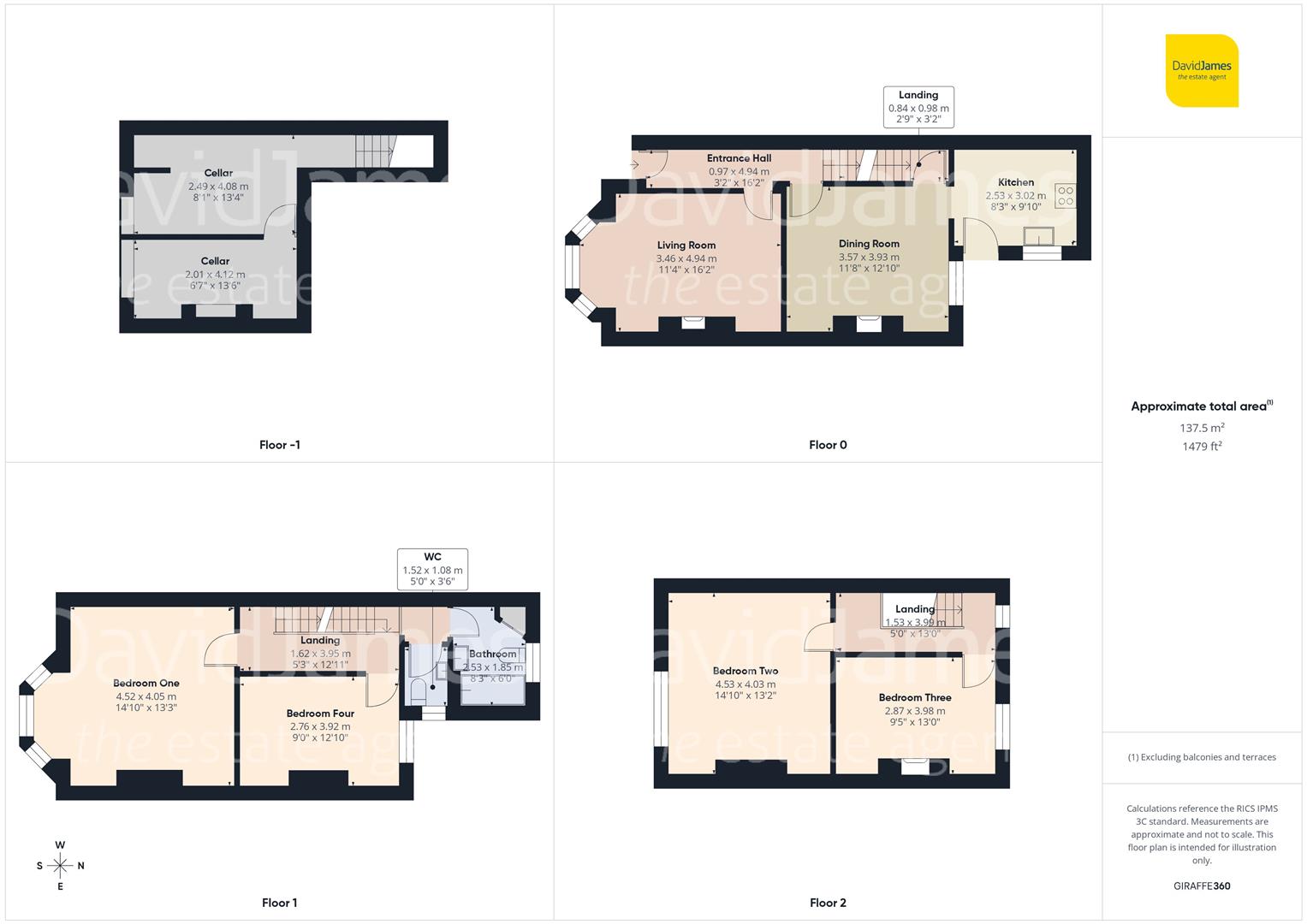 Floorplan for Waldeck Road, Carrington, Nottingham