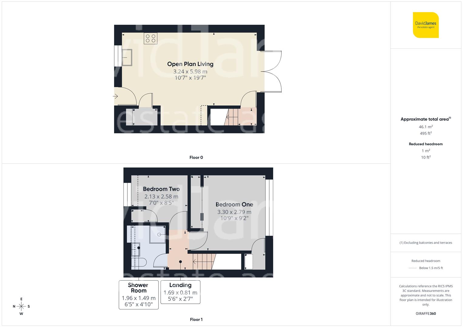 Floorplan for Honingham Close, Arnold, Nottingham