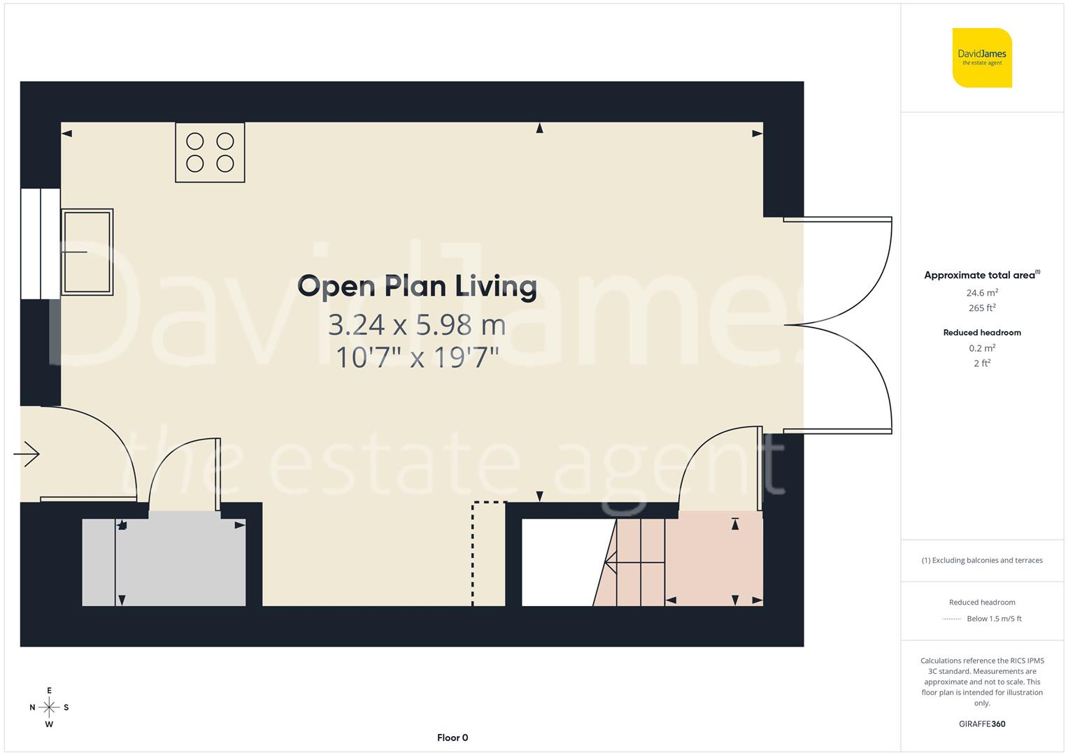 Floorplan for Honingham Close, Arnold, Nottingham